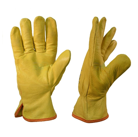 guantes vaqueta pulgar volcado